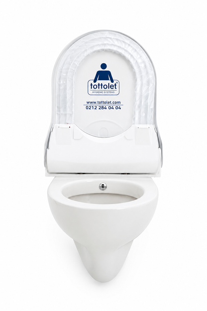 Tottolet® Butonlu (AKÜLÜ) - Otomatik Hijyenik Klozet Kapak Sistemi