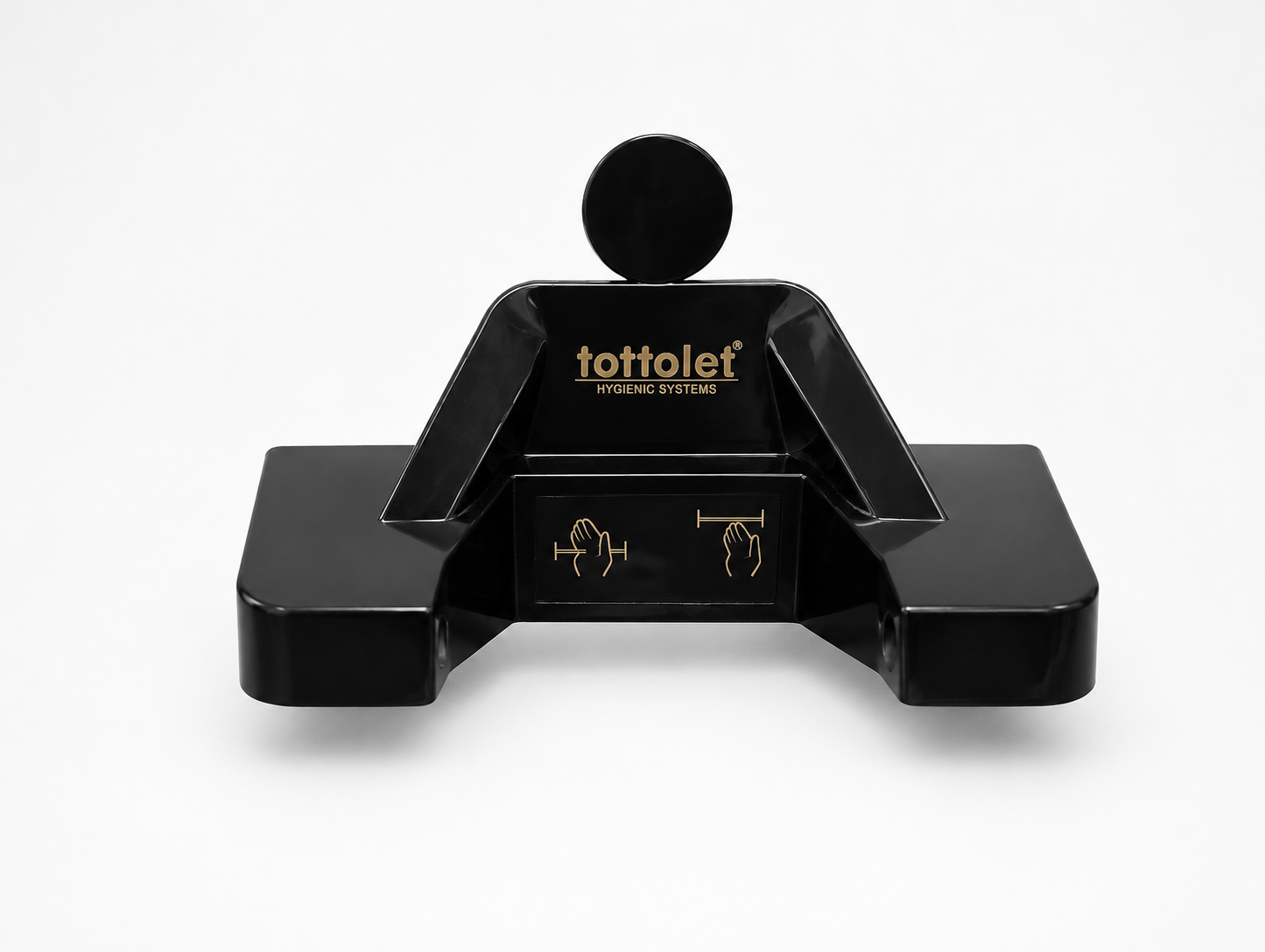 Tottolet® Ledsörlü (ELEKTRİKLİ) - Otomatik Hijyenik Klozet Kapak Sistemi (SİYAH)